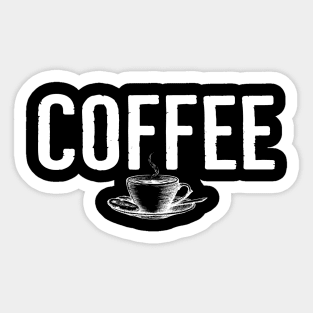 Funny Coffee Cup Sticker